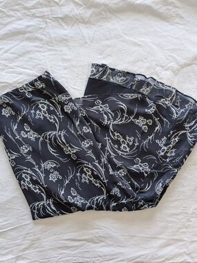 Chaps Floral Midi Skirt